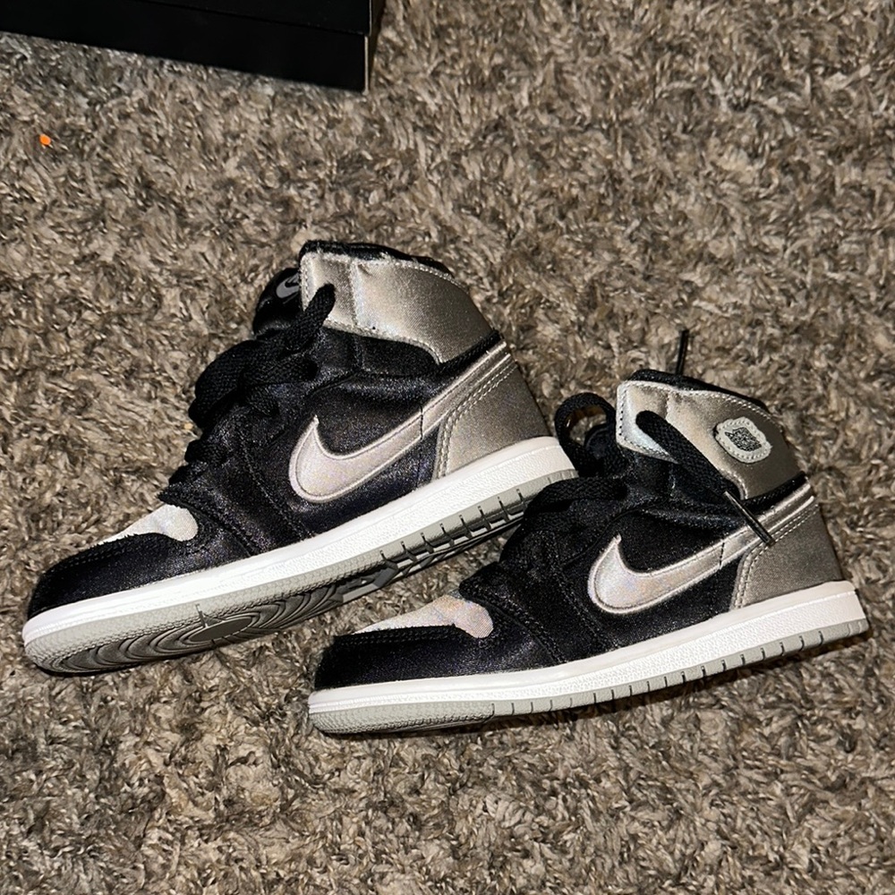 Nike Black and White High-Top Sneakers